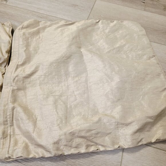 2 Pier 1 Embroidered Jute Birch Tree Throw Pillow Cover 17 X 17 Zipper Closure - Picture 6 of 9